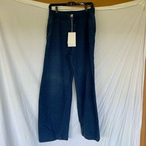 Cos relaxed wide leg joggers. New with tags. Indigo. Size Small.